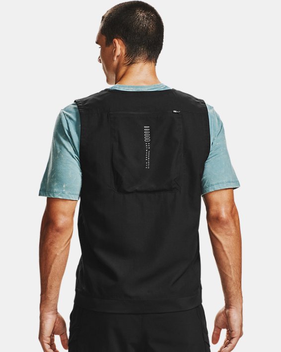 Men's UA Run Anywhere Vest, Black, pdpMainDesktop image number 1
